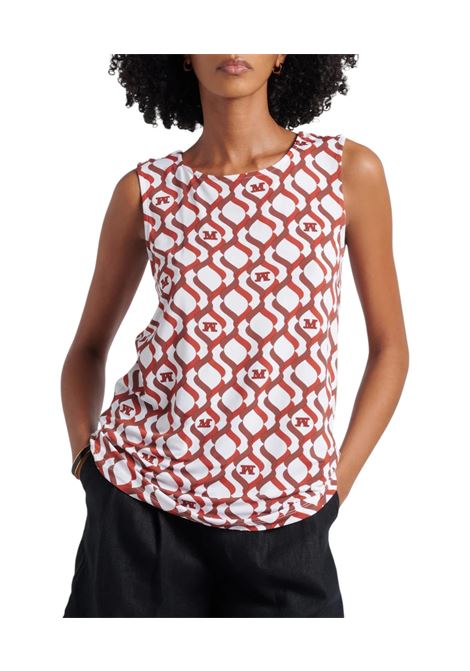 Top Donna Max Mara Pelota Viscosa Stretch Con Stampa MAX MARA beachwear | BCHPELOTA001